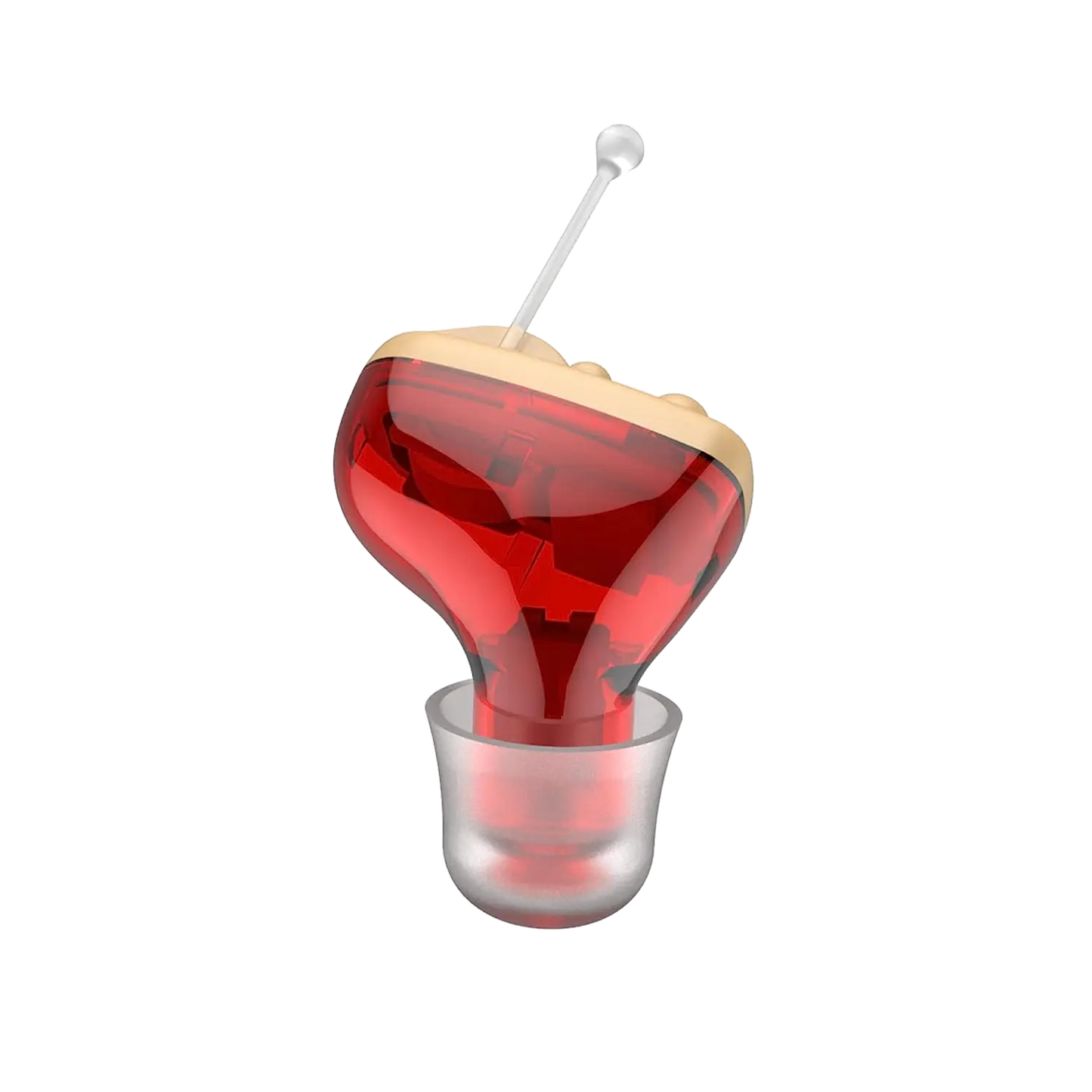 CIC Rechargeable [Right Side Red] Hearing Aid